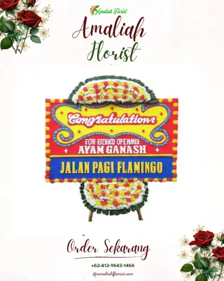Sewa Papan Bunga Kumun Mudik